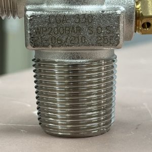 valve CGA 330 25E (brass) Italy #4027
