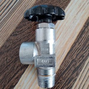valve* for QF-42, WP150bar, BS3 brass with E25, for medical oxygen