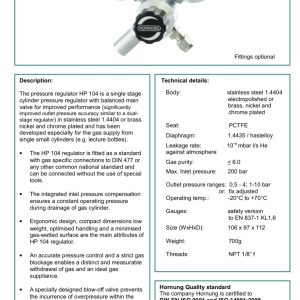 Regulator Hornung HP104
