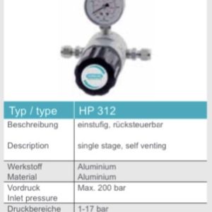 Regulator Hornung HP312*