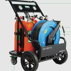 Breathing Airline Trolley, MSA, AirCart, 4 unit 6.8L composite cylinder,  hose 2 x 10 Meter, #10222630