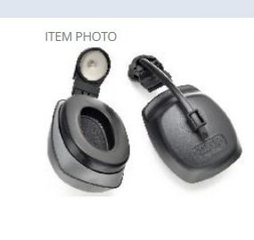 DELTA PLUS Large Volume Cap Mount Earmuffs