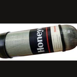 Composite cylinder 6.8L HONEYWELL T8000 SCBA, valve with gauge, 157mm diameter,  WP 300bar,  thread M18*1.5. #3053