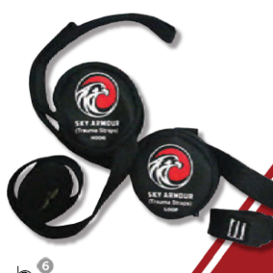 SKY ARMOUR 1551 SUSPENSION TRAUMA STRAPS; (2EA/PKT)