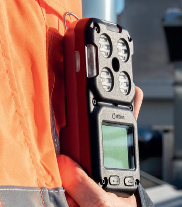 SEITRON Multi-Gas Portable GasDetector, 4 gas sensors: O2 Longlife, CO,H2S, LEL (CH4). - Image 2