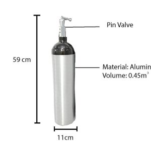 aluminium cylinder 2.9L