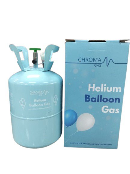 Cylinder Helium Balloon Disposable 7L Full (0955)