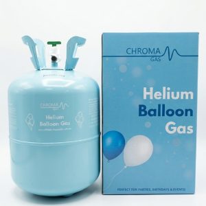 Cylinder Helium Balloon Disposable 22L Full (0957)